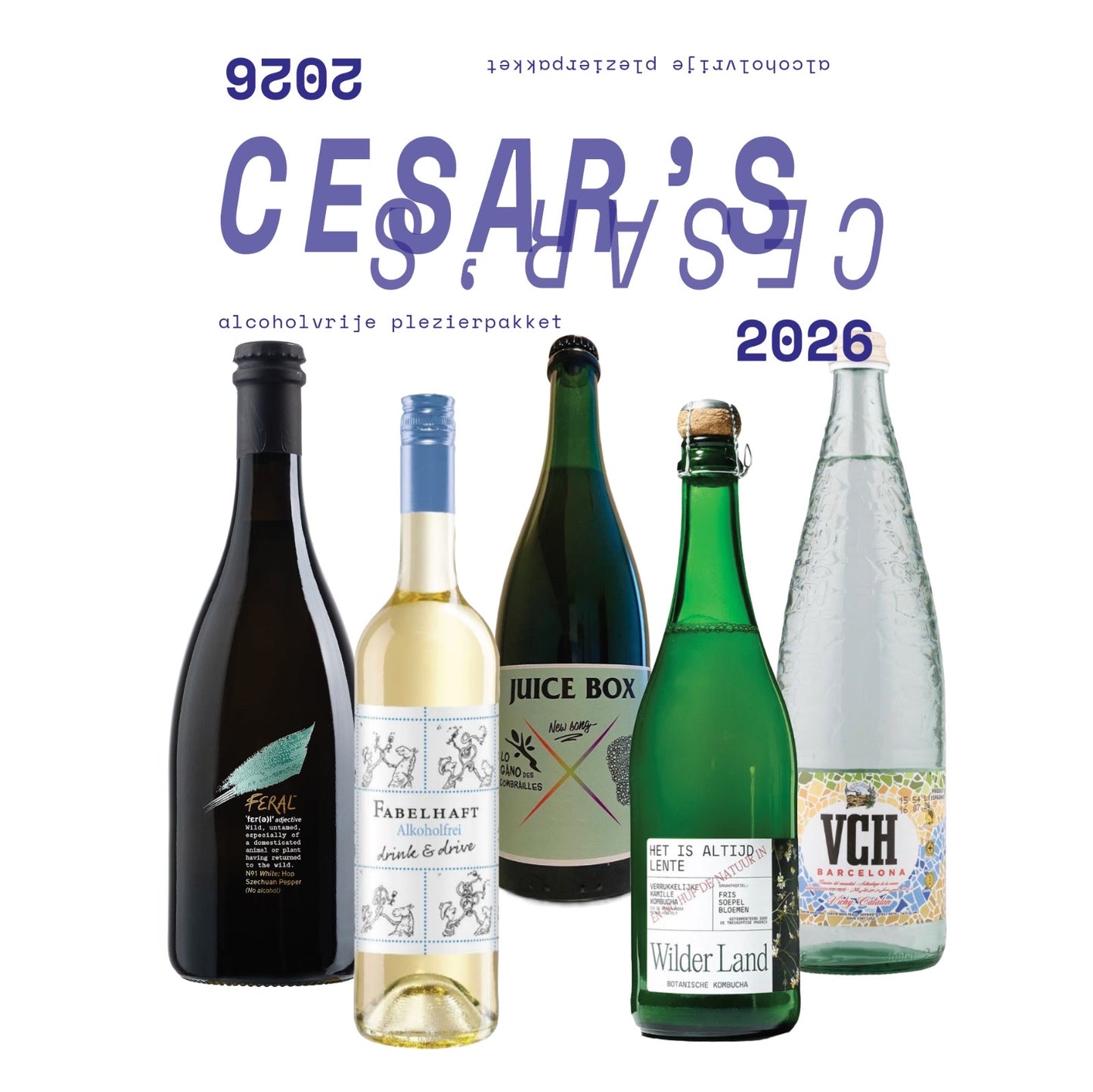 Cesar's Alcoholvrije Plezierpakket 2026